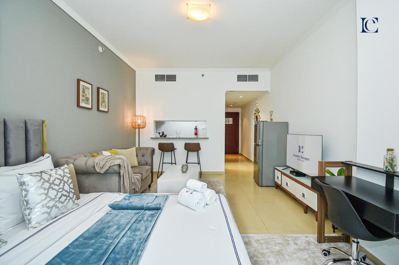 Luxury Escapes - Modern Studio Near Metro In X1 Tower Jlt Dubai Luaran gambar